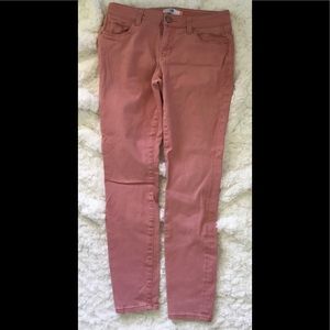 Salmon color jeans- Cabi
